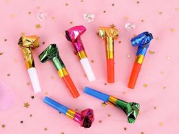 Kids Fun Toy Colorful Whistles Kids Children Blowing Dragon Blowout Baby Birthday Gifts Toys