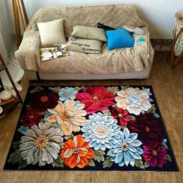 Carpets Print 3D Retro Vintage American Country Style Floral Flowers Doormat/Kitchen Mat Living Room Bedroom Parlour Area Rug Carpet