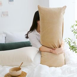 Pillow Case Corduroy Plush Body Ultra Soft Long Pillowcase 150cm Household Double Large Size Faux Fur Cushion