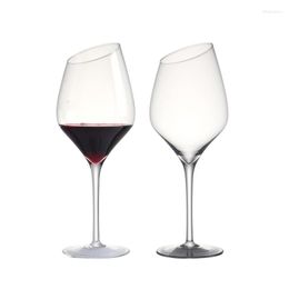 Wine Glasses Set Of 2 18 Ounce Handmade Blown Lead-free Crystal Glass Red White For Party Wedding