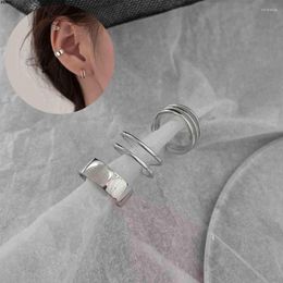 Backs Earrings Fashion Simple Smooth Ear Cuffs Clip For Women No Piercing Fake Cartilage Earring Gifts