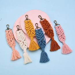 Party Charms Tassels Keychain Cute Handcrafted Keyring Accessories for Car Bag Purse Phone Wallet Unique Gift JNC129