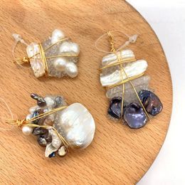 Pendant Necklaces 1pc Fashion Natural Freshwater Pearl Pendants Irregular Shape Feet DIY For Making Necklace Bracelets 25x30-30x50mm Size