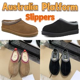 Zapatillas de diseñador de Australia zapatillas de tobogán calientes sandalias de plataforma de toboganes zapatos de tazz de invierno