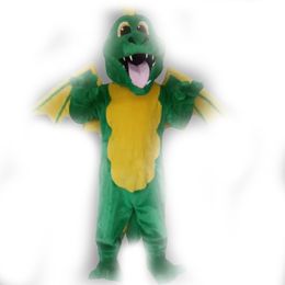 Adult size Dianosaur mascot custom Green Fly Dragon fancy dress costume Shool Event Birthday Party Costume Mascot