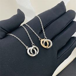 Exquisite Necklaces Couple Wedding prom Pendants Christmas Gifts Luxury Designer Necklace Vintage Jewellery Punk Accessories Wholesale Jewellry Pendant For Women