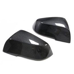 1 Pair Mirrors Side Wing Caps for 1/2/3/4/X1/I3 Series F30/20/22/320/430i Carbon Fibre Replacement Rearview Mirror Housing