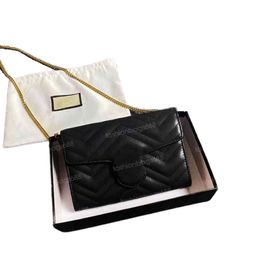 Luxury design wallet in 2022 handbags chain shoulder bags designers crossbody bag style women and purse new style