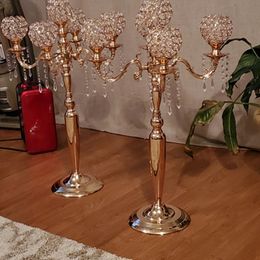 decoration Centrepieces for dining table flower stand Centrepiece clear Centre pieces tall candlestick event acrylic imake567