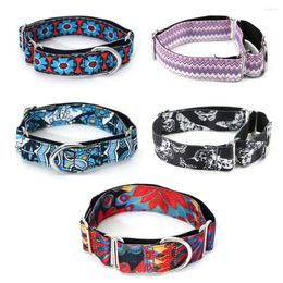 Dog Collars Pet Collar Safety Martingale Necklace Super Strong Durable Nylon For Small Medium Large 2.5cm To 3.8cm Wide
