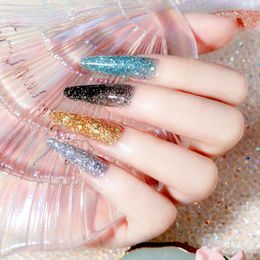 Nail Polish 15ml Pearly Sequin Extension Glue Quick Crystal Sticker UV
