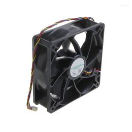 Computer Coolings 63HD DC Brushless V12E12BS1B5-07 120mm 12V 1.85A Cooling Fan 120x120x38mm 4-p Ball Bearing 6500 RPM 267CFM High Speed CFM