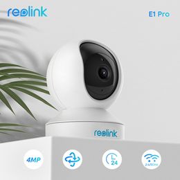 Dome Cameras Reolink 2k WiFi Camera Pan Tilt 2-Way Audio baby monitor Motion Detection 2.4G5Ghz Smart Home Video Surveillance E1 Pro camera 221025