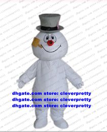 Hottest Frosty Snowman Mascot Costume Adult Cartoon Character Outfit Suit Stage Properties Marketplace Hypermarket CX038