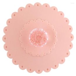 Table Mats Kawaii Bow Onion Lace Dust Reusable Silicone Cover Cup Thermal Insulation Seal Pouch Super Cute Shape Clean Sanitary