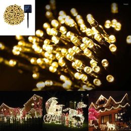 Strings Led Solar String Fairy Lights Outdoor Waterproof 8 Modes Lamp For Room Garden Terrace Halloween Christmas Tree Decor Lamps 12M