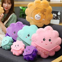 Pillow 20/40cm Simulation Mooncake Mid-autumn Festival Food Moon Cake Seat Soft Stuffed Pouf Throw Sofa Futon