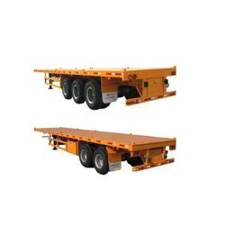 Integrated flat container semi-trailer frame lightweight fence car Large transport vehicles Transport containers