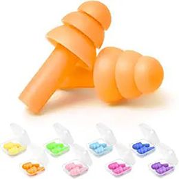 Soft Anti-Noise Ear Plugs Waterproof Swimming Silicone Swim Earplugs 8 Pairs for Adult Children Swimmers Diving.
