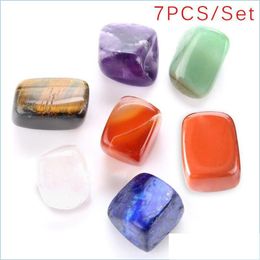 Other 7 Chakra Crystal Healing Tumbled Stones Set Crystals Mixed Natural Rough For Tumbling Drop Delivery 2021 Jewelry Dh5Gz Dr Ot5Kv