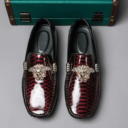 Pure Leather PU Male Classic Lefu Patterns Simple Fashion British Business Casual Shoes 37