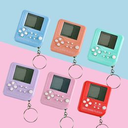 Children's handheld Portable Game Players machine mini game nostalgic classic puzzle multi-functional cartoon creative gift key chain
