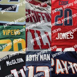 Football Jerseys NEW SEASON American Football CUSTOM Jersey All Stitched 32 Team Customised Any Name Any Number Size S-5XL Mix Order Mens Womens Youth Kids