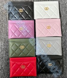 Latest purses lady Designer card holder wallets with box Leather cardholder gets riginal caviar lambskin Womens men coin purse mens wallet Key passport holders