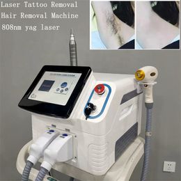 808nm Diode Laser Painless Hair Removal Machine Tattoo Remover Q Switched Nd Yag Laser Beauty Salon Use Face Body Equipment