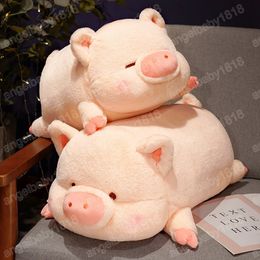 40/50cm Cute Pig Stuffed Plush Lying Doll Squishy Piggy Toy Animal Sleeping Pillow for Kids Baby Birthday Gift