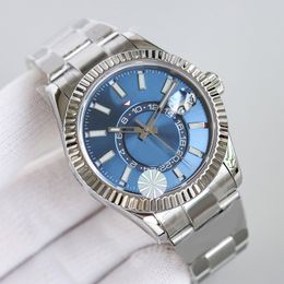 Designer Watch Automatic Mechanical 42MM Mens Fashion Wristwatches Stainless Steel Wristwatch Folding buckle Montre De Luxe