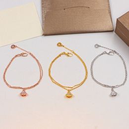 fashion luxury Jewellery chain bracelet designers fan shape divas dream bracelets diamonds small skirt female elegant Jewellery for valentines day