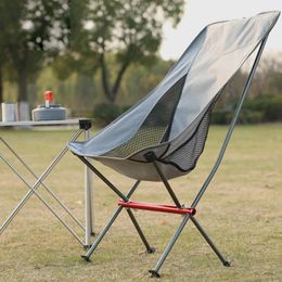 Camp Furniture Outdoor Fishing Chair Portable Folding Lengthen Oxford Cloth Backrest Seat For Camping Picnic BBQ Beach Ultralight Armchair