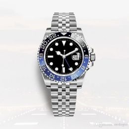 u1 mens Automatic Mechanical Movement watches Deluxe Black Blue Ceramic Sapphire Dial Jubilee Bracelet Watch relojes de lujo para hombre ST9 41MM 5TM waterproof