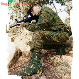 2023 Stivali militari da uomo Stivali da combattimento Uomo Scarpe da uomo Lavoro Special Force Army Moto Taglia 47