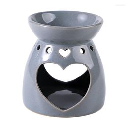 Fragrance Lamps Heart Shaped Aroma Burner Unique Style Incense Holder Ash Catcher Desktop Decoration For Home Without Candle And Oil