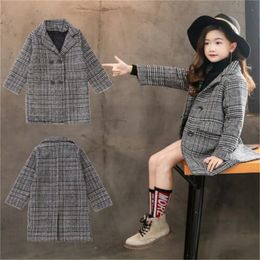 Crian￧as meninas casaco de parkas moda moda de meia-trinchas crian￧as meninas meninas beb￪ outono jaqueta de inverno roupas de roupa externa