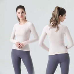 womens wear Swiftly Tech ladies Yoga sports t shirts long sleeve outfit T-shirts moisture wicking knit high elastic fitness workout lulus 676