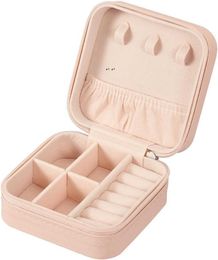 Travel Jewellery Boxes Storage Organiser PU Leather Display Case Necklace Earrings Rings Jewellery Holder Portable Packaging Jewellery Cases BBC