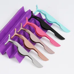 Wholesale Eyelash Curlers Stainless Steel Colourful Multifunctional False Eyelash Clip Tweezers Eyes Makeup Tools