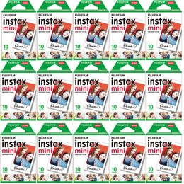 Film Cameras 10-100 sheets Fujifilm instax mini 11 9 8 film white Edge 3 Inch wide film for Instant Camera mini 8 7s 25 50s 90 Po paper 221025