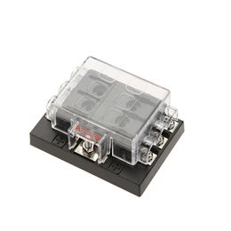 Fuse 6 Way Circuit 32V Dc Blade Fuse Box Block Holder For Car Boat Drop Delivery 2022 Mobiles Motorcycles Parts Alternator Battery Dhjny