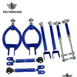 Control Arm Mount Pqy For 8994 240Sx S13 Camber Add Traction Arm Tension Rear Toe Adjustable Blue 9816Add9823Add9836Add9805 Drop Del Dhg7E