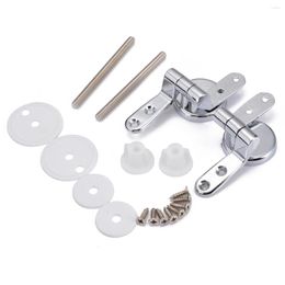 Bath Accessory Set High Quality Toilet Seat Hinge Zinc Alloy Replacement Hinges Mountings Chrome With Fittings Screws