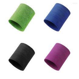 Wrist Support Women's Sports Sweatband Ice Cooling Wristband Breathable Tennis Gym Yoga Volleyball Hand