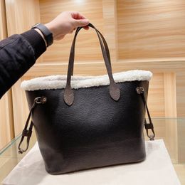 2022 2ps Designers bag luxurys handbags Totes letter Large capacity style shoulder bag crossbody bags Christmas gift handbag Plush design delivery small wallet