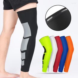 Knee Pads 1PCS Sports Elastic Warm Long Leg Protectors Unisex Patella Brace Outdoor Sport Basketball Riding Running Kneepad Gear