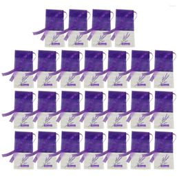 Storage Bags 25pcs Floral Empty Lavender Printing Fragrance Pouch Sachets Bag Home Sachet For