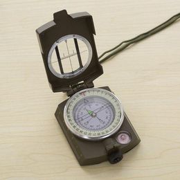 Outdoor -Ger￤te Luminous Metal Compass Hochgenauigkeit K4580 Magnetisch wasserdichtes Hand professionell f￼r Jagdcamping