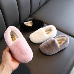 Slipper Winter Kids Slippers Toddler Girls Flip Flop 2022 Plush Parent Slides Baby Boys Indoor Shoes Warm House Children